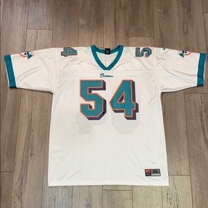 NFL Miami Dolphins #54 Zach Thomas Game Jersey